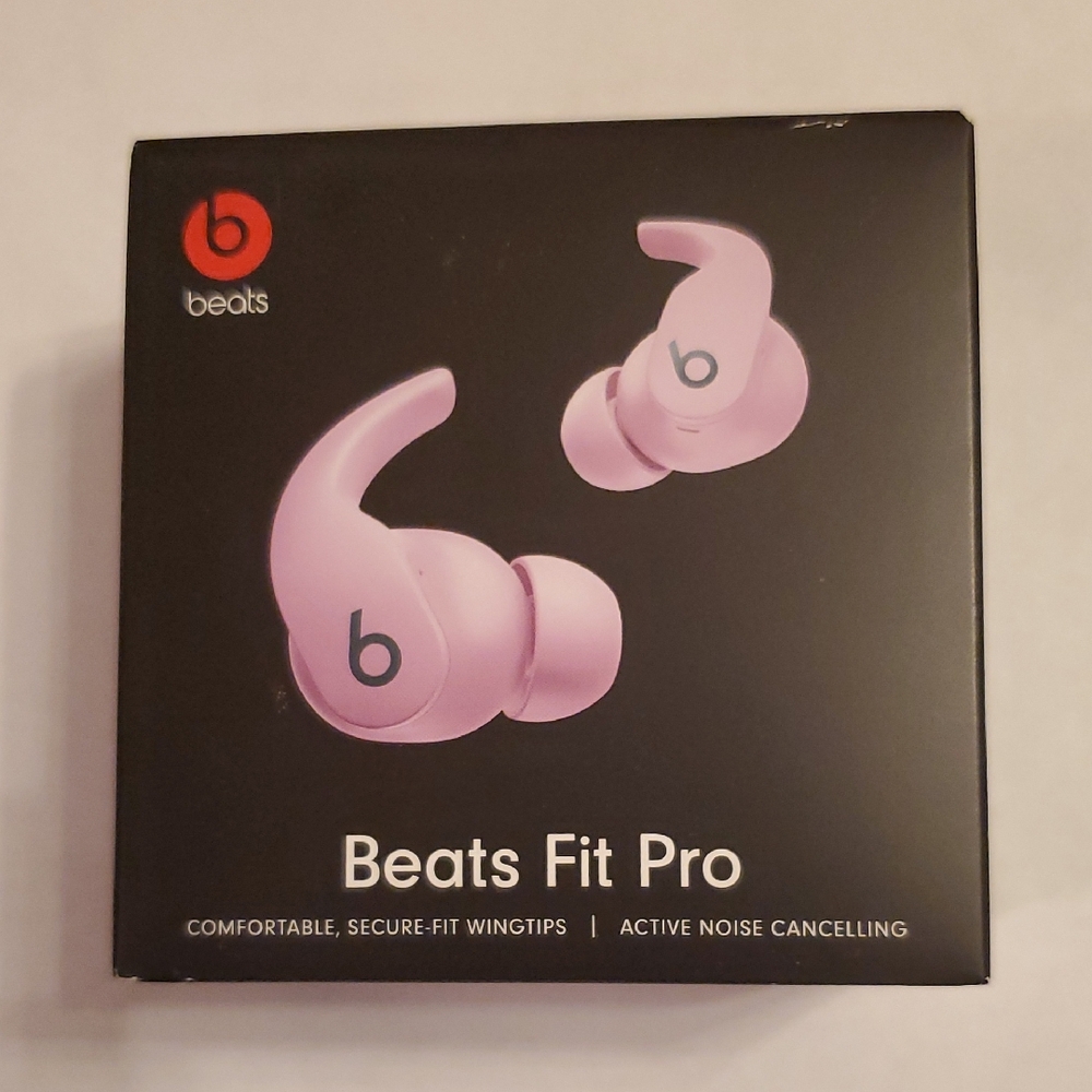 Beats by Dre Fit Pro Stone Purple Earbud Headphones.